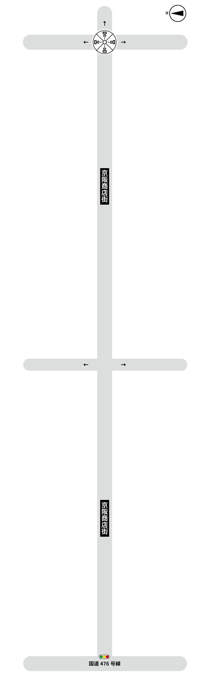 京阪商店街マップ